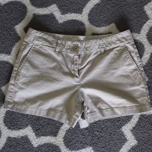 Khaki LOFT Shorts